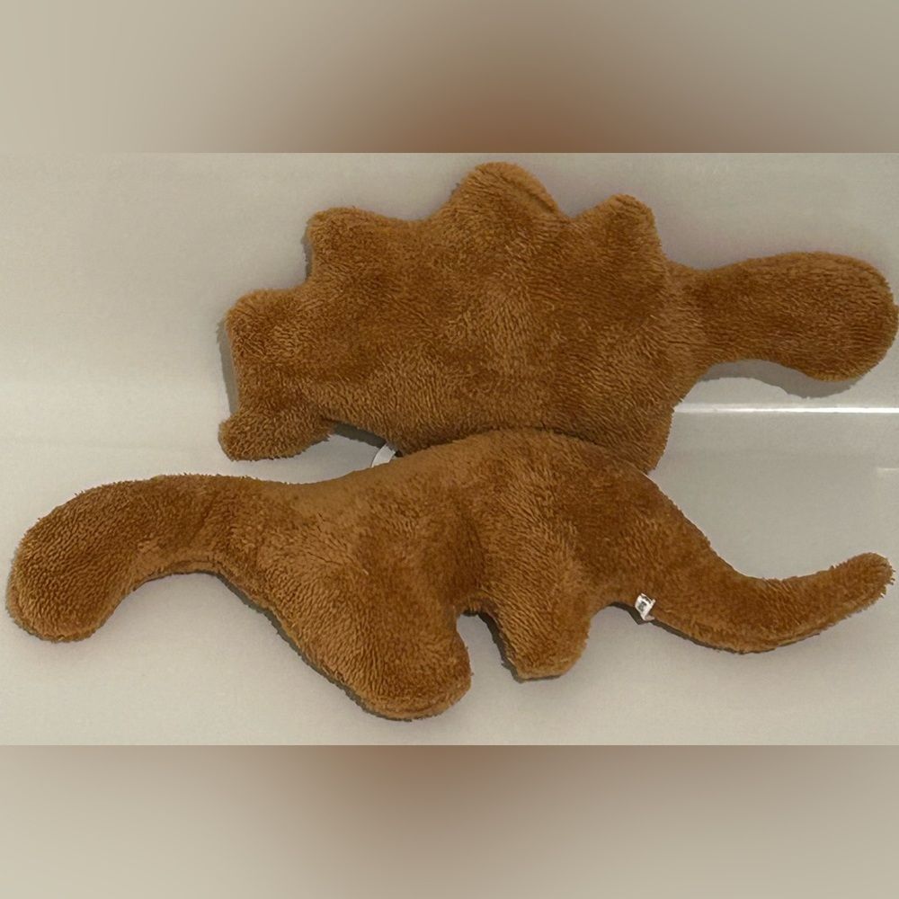 Dino Chicken Nugget Pillow Set - 17in & 21in - Brand New NWOT